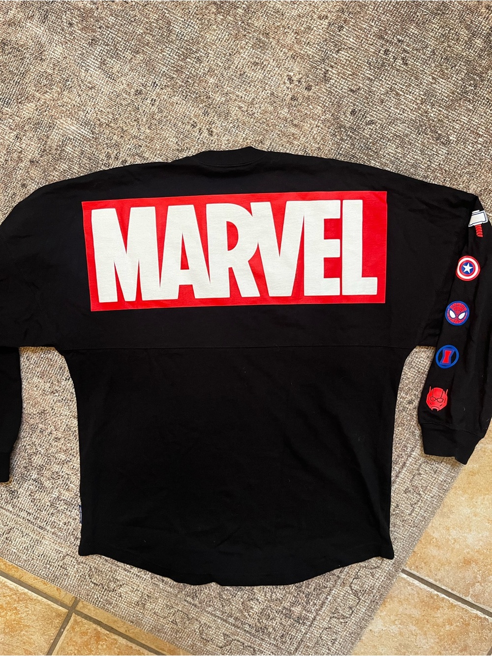 Disney Disneyland Marvel Spirit Jersey Black Size S